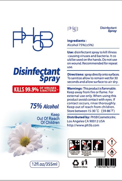 Image Description (Ph5b Disinfectant Spray 355 mL 75 Vv)